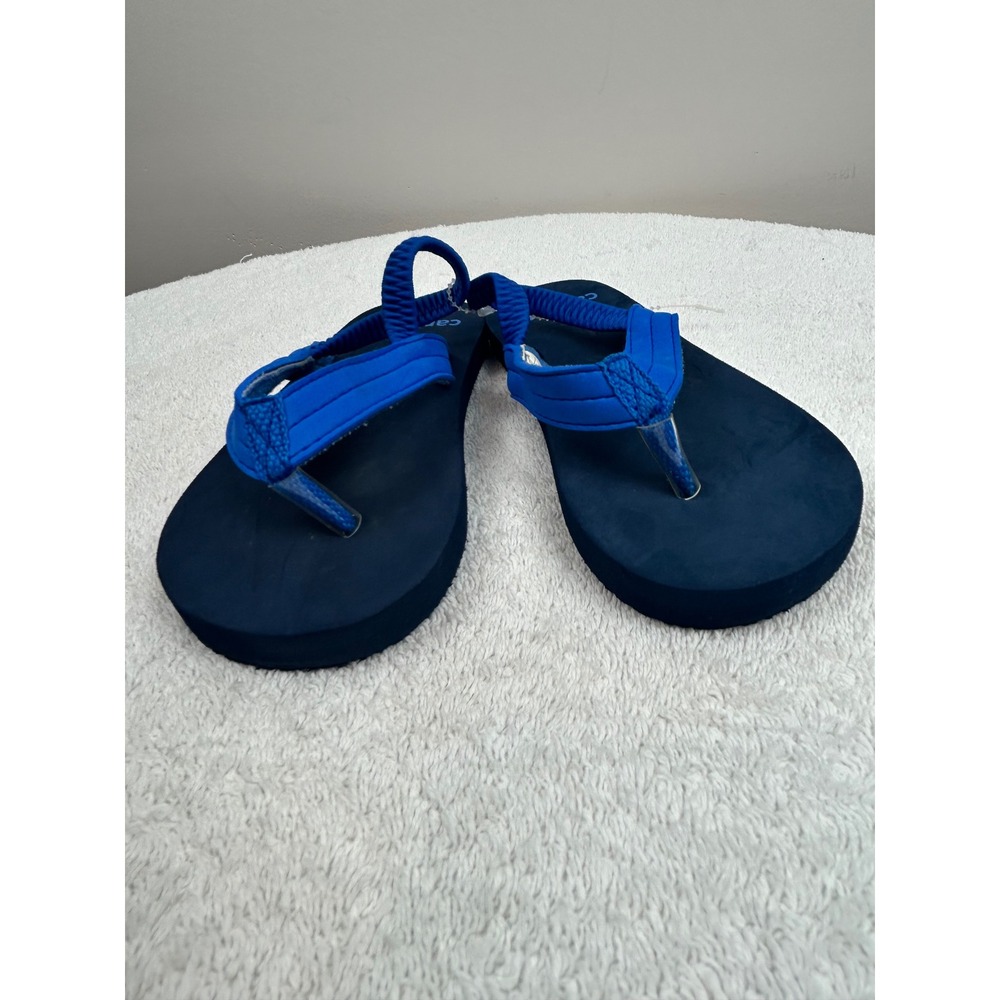 Carters Boys Flip Flops Blue Thong Sandals with Elastic Heel Strap Toddler